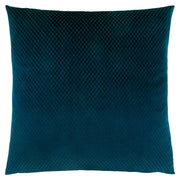 18"x 18" Pillow Steel Blue Diamond Velvet 1pc