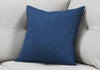 18"x 18" Pillow Linen Patterned Dark Blue 1pc