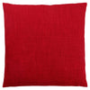 18"x 18" Pillow Linen Patterned Red 1pc