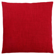 18"x 18" Pillow Linen Patterned Red 1pc