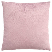 18"x 18" Pillow Light Pink Feathered Velvet 1pc