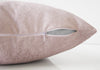 18"x 18" Pillow Light Pink Feathered Velvet 1pc