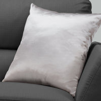 18"x 18" Pillow Silver Satin 1pc