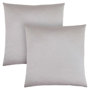 18"x 18" Pillow Silver Satin 2pcs