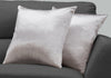18"x 18" Pillow Silver Satin 2pcs