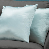 18"x 18" Pillow Mint Satin 2pcs