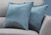 18"x 18" Pillow Pale Blue Satin 2pcs