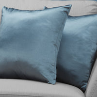 18"x 18" Pillow Pale Blue Satin 2pcs