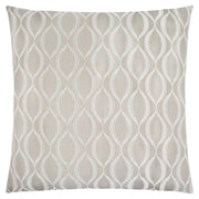 18"x 18" Pillow Taupe Wave Pattern 1pc