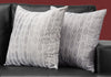 18"x 18" Pillow Grey Wave Pattern 2pcs