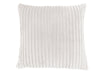 18"x 18" Pillow Ivory Ultra Soft Ribbed Style 1pc
