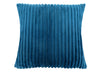 18"x 18" Pillow Blue Ultra Soft Ribbed Style 1pc