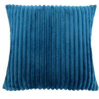 18"x 18" Pillow Blue Ultra Soft Ribbed Style 1pc