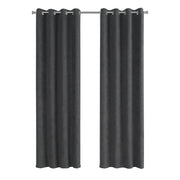 54"x 84" Curtain Panel 2pcs Grey Room Darkening