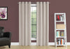 52"x 84" Curtain Panel 2pcs Ivory Room Darkening