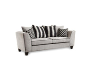 66" X 36" X 36" Riley Cement 100% Polyester Sofa