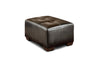 36" X 25" X 18" Jefferson Chocolate 100% Polyester Ottoman