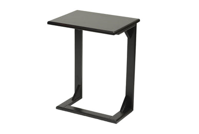 Modern Black Finish TV Side Table