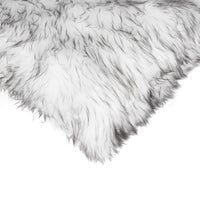 18" x 18" x 5" Gradient Gray-Faux Fur - 2pack Pillow