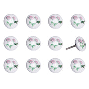 1.5" x 1.5" x 1.5" Ceramic-Metal Multicolor 12 Pack Knob