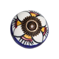 1.5" x 1.5" x 1.5" Ceramic-Metal Multicolor 12 Pack Knob