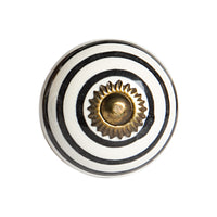 1.5" x 1.5" x 1.5" Ceramic-Metal Multicolor 12 Pack Knob