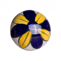 1.5" x 1.5" x 1.5" Ceramic-Metal Multicolor 8 Pack Knob