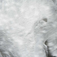 0.8" x 90" x 63" Acrylic Plush, Polyester Grey Rug