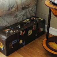 Vintage Look Suitcase Storage Cabinet
