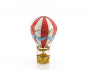 8.5" x 8.5" x 14.5" Vintage Hot Air Balloon