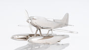 Vintage Look Aluminum Seaplane Sculpture