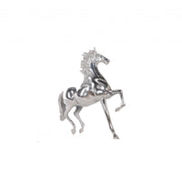 Nickel Plated Aluminum Horse Sculpture