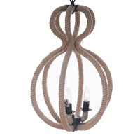 Nautical Rope Hanging Lantern Pendant Light