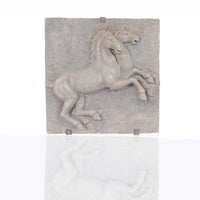 3D Stone Look Horse Decorative Wall Art