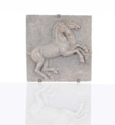 3D Stone Look Horse Decorative Wall Art