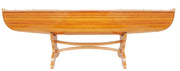 Authentic Real Wood Canoe Coffe Table