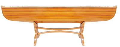 Authentic Real Wood Canoe Coffe Table