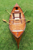 39.5" x 190" x 25.5" Traditional Wooden Canoe With Ribs