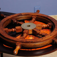 24" Classic Replica Ship's Wheel Decorative Accent