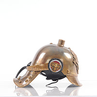 Vintage Look German Helmet Sculpture