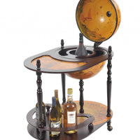 20" x 32" x 36" Red Globe Drink Trolley