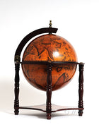 17" x 17" x 22" Red Globe Bar 4 Legged Stand