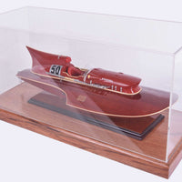 11.375" x 27.75" x 13.25" Display Case for Midsize Speedboat