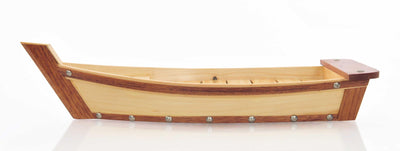 Handmade Wooden Sushi Boat Serving Tray