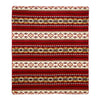 Ultra Soft Southwestern Red Hot Handmade Woven Blanket