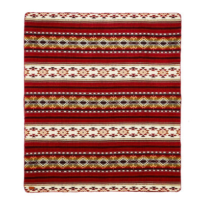 Ultra Soft Southwestern Red Hot Handmade Woven Blanket