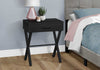 18.25" X 12" X 22.25" Black Metal Accent Table