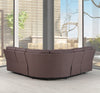 80" X 80" X 39" Brown Sectional