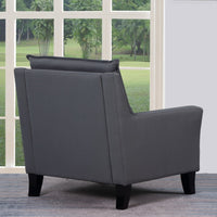 32" X 32" X 28 Gray Accent Chair