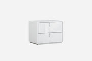 22" X 18" X 18" White Nightstand